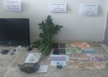 Se realizaron diversos allanamientos en General Alvear: se secuestró marihuana, cocaína, celulares, y diversos elementos técnologicos