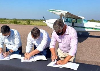 El Iscamen utilizará la pista de pavimento del aeródromo municipal de Alvear para tareas de mitigación de plagas