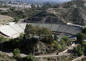 Fiesta de la Vendimia: comenzaron los trabajos en el Teatro Griego Frank Romero Day