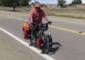 Iba en bici desde Jujuy a Río Negro y un rayo lo mató
