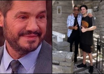 Marcelo Tinelli conmovido por una foto de su hijo Francisco con el Tirri en un lugar muy especial