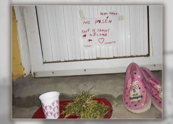 «No pasen, estamos aislados», el conmovedor mensaje de una niña a los Reyes Magos