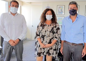 Nora Vicario y Mario Isgro se reunieron con sus pares nacionales, Matías Lammens y Gabriel Katopodis