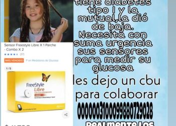 Por problemas administrativos estatales, una niña diabética se quedó sin cobertura médica