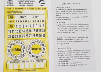Nuevas tarjetas y nuevos valores para el estacionamiento controlado