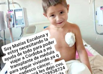 A Matías le harán un trasplante de médula y necesita la ayuda de la comunidad