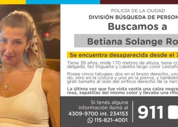 Búsqueda de Betiana Rossi: Gobierno ofreció un millón y medio de pesos por información sobre su paradero