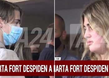 El adiós a Gustavo Martínez: Felipe y Marta Fort despidieron a su padrino