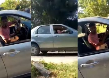 Impactante video: Grabó cómo su ex violó la perimetral y la atropelló