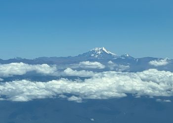 Sorprendente: el Aconcagua y el Aeropuerto de Mendoza en una espectacular foto