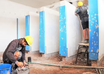 Continúan los trabajos en la reparación de escuelas del sur mendocino