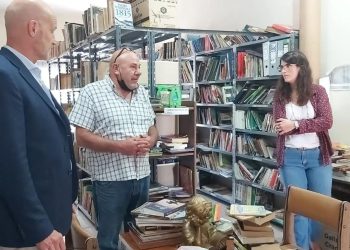 La biblioteca Peñasco recibió una importante donación de libros