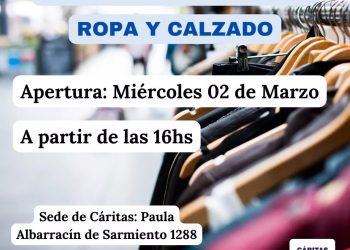 Vuelve a funcionar la tienda de ropa de Cáritas