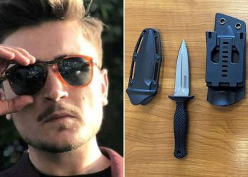 Las armas que le encontraron a Loïk Le Priol, el apuntado por matar a Federico Aramburu