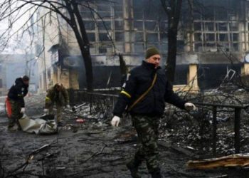 Masacre en Sumy: un bombardeo ruso dejó 21 muertos, entre ellos dos nenes (Imágenes sensibles)