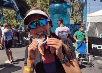 Paula Moschella se lució en el Ironman 70.3 en San Juan y clasificó al mundial de EE.UU.