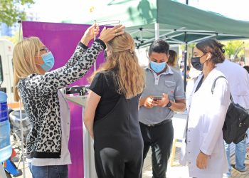 Realizaron una importante campaña de concientización sobre la obesidad en el Kilómetro Cero