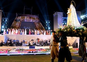 La sanrafaelina María Eugenia Moreno brilló en la Bendición de los Frutos