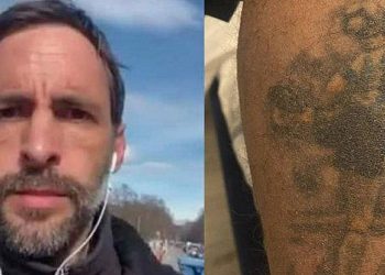 Increíble historia: Un periodista chileno fue detenido en Ucrania pero lo salvó un tatuaje de Diego Maradona