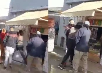 Video: una discusión en el “chat de mamis” terminó con piñas frente a la escuela