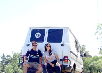 Son de Entre Ríos, viajan por el país y ahora ofrecen servicios de costura y electricidad en San Rafael