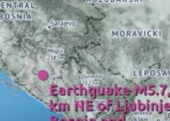 Al menos un muerto y daños materiales por un fuerte terremoto de 5,7 grados en Bosnia