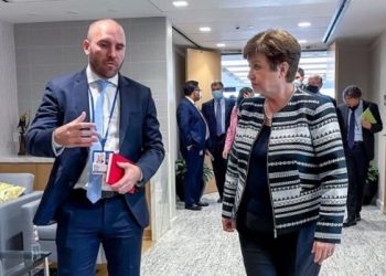 Guzmán dialogó con Georgieva y destacó que no se van a cambiar las metas