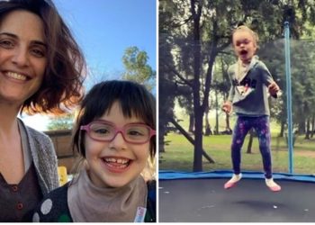 Julieta Díaz compartió un video de su hija saltando en la cama elástica: «Al final, el esfuerzo valió la pena»