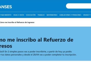 La Anses abrió el proceso de inscripción para el bono de $18.000 a trabajadores informales