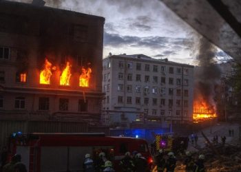 Rusia Bombardea Kiev durante la visita del secretario general de la ONU