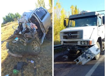 San Carlos: Una mujer murió tras chocar de frente con un camión en Ruta 40