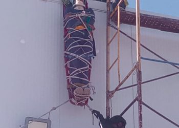 Impresionante rescate de un operario lesionado en Malargüe
