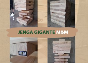 Una maderera de Cuadro Benegas elabora “jengas” con piezas gigantes