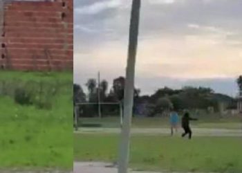 Un policía sacó su arma luego de perder un partido de fútbol barrial y le disparó al equipo rival