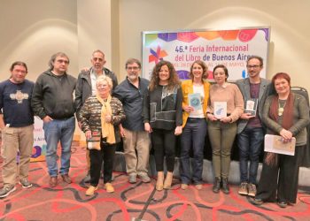 Fernando Cárpena fue uno de los representantes de Mendoza en la Feria Internacional del Libro