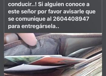 Muestra de honestidad: encontró una billetera llena de dinero y la devolvió