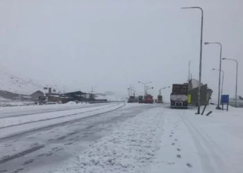 Se cerró el Paso Cristo Redentor por intensas nevadas