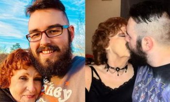 La pareja que es furor en el mundo: Tiene 77 años y conoció a su novio de 24 en el funeral de su hijo