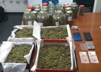 Una pareja cayó con más de 6 kilos de marihuana en Godoy Cruz