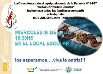 La escuela “Profesora Selva Cortez de Nunciato” cumple 24 años y  realizarán un divertido festejo