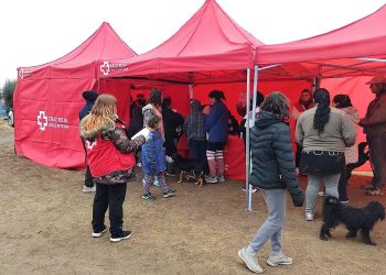 La Cruz Roja organizó una jornada  de Primeros Auxilios Comunitarios en Punta del Diamante