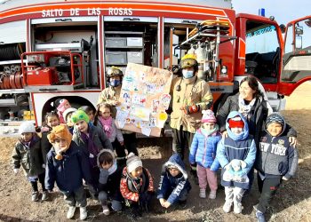Bomberos Voluntarios de Salto de las Rosas festejaron su día con la comunidad