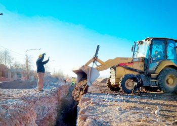 La construcción del nuevo sistema cloacal de Malargüe ya tiene un avance del 15%
