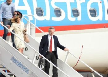 El Presidente y su comitiva arribaron al país tras participar de la cumbre del G-7 en Alemania