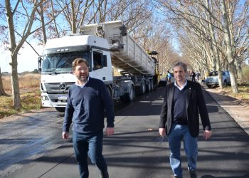 El intendente interino Paulo Campi calificó al plan de asfalto municipal como el más ambicioso de todos los tiempos