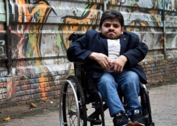 Franco Rinaldi se cayó de su silla de ruedas y sufrió una dura lesión