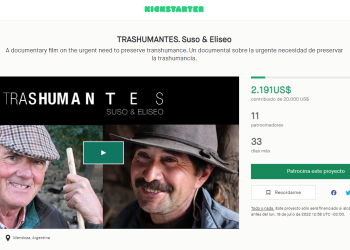 Lanzan una colecta para financiar el final de la película “Trashumantes” de Tato Moreno