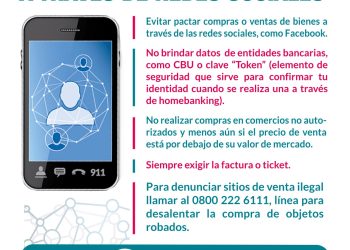 Seguridad advierte los peligros  de pactar transacciones por las redes sociales