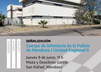 Señalizarán el Cuerpo de Infantería de la Policía como sitio de la Memoria