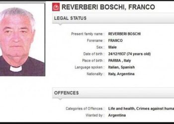 A fin de mes la Corte de Bolonia, Italia, deberá resolver la extradición de Franco Revérberi